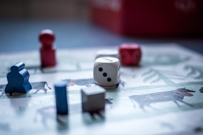 dice and board game